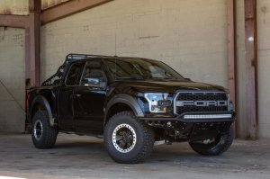 Ford F-150 Raptor Front Bumper - Addictive Desert Designs - Stealth R - Hammer Black - `17-`18 Ford F-150 Raptor Front Bumper - Addictive Desert Designs - Stealth R - Hammer Black - `17-`18